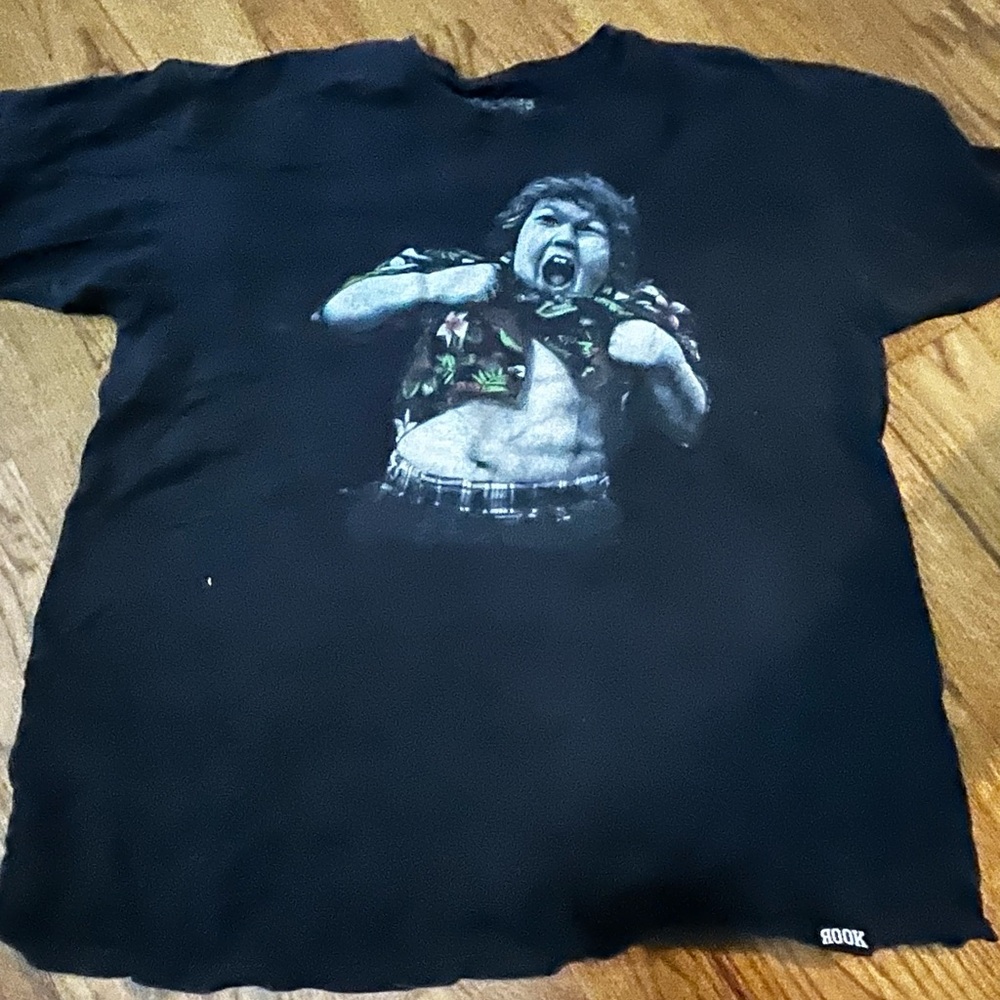 2014 Goonies X Rook Graphic Dual Side Collector T Shirt men's size Large
